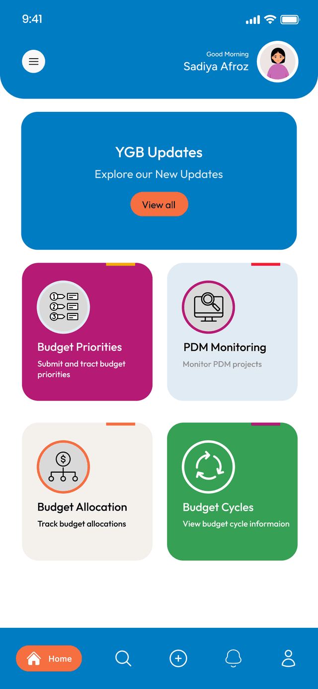 mobile dashboard
